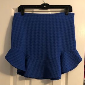 Zara Waffle Textured Mini Skirt